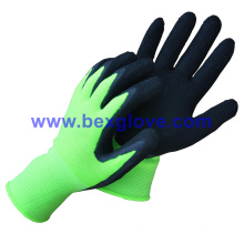 Pretty Color, Foam Finish, Work Glove, Garden Glove